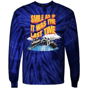 Roller Coaster Wagons In The Sky Tie-Dye Long Sleeve Shirt