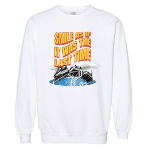 Roller Coaster Wagons In The Sky Garment-Dyed Sweatshirt