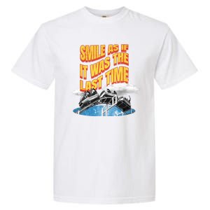 Roller Coaster Wagons In The Sky Garment-Dyed Heavyweight T-Shirt