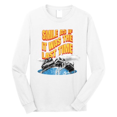 Roller Coaster Wagons In The Sky Long Sleeve Shirt
