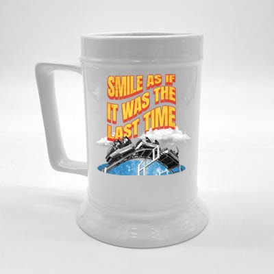 Roller Coaster Wagons In The Sky Beer Stein