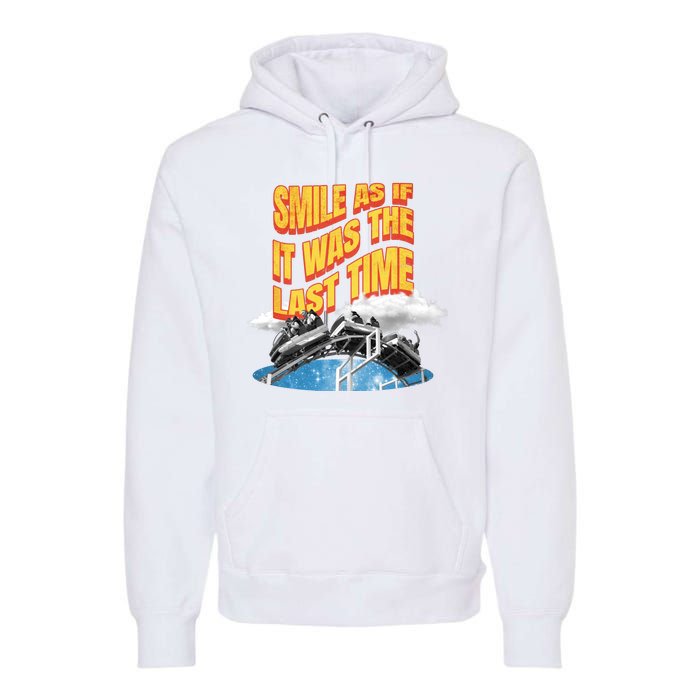 Roller Coaster Wagons In The Sky Premium Hoodie