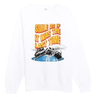 Roller Coaster Wagons In The Sky Premium Crewneck Sweatshirt