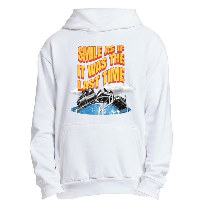 Roller Coaster Wagons In The Sky Urban Pullover Hoodie