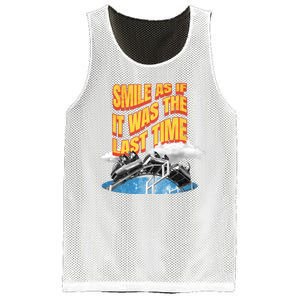 Roller Coaster Wagons In The Sky Mesh Reversible Basketball Jersey Tank