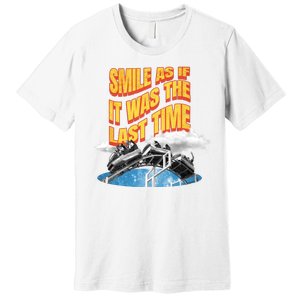 Roller Coaster Wagons In The Sky Premium T-Shirt