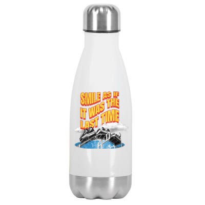 Roller Coaster Wagons In The Sky Stainless Steel Insulated Water Bottle