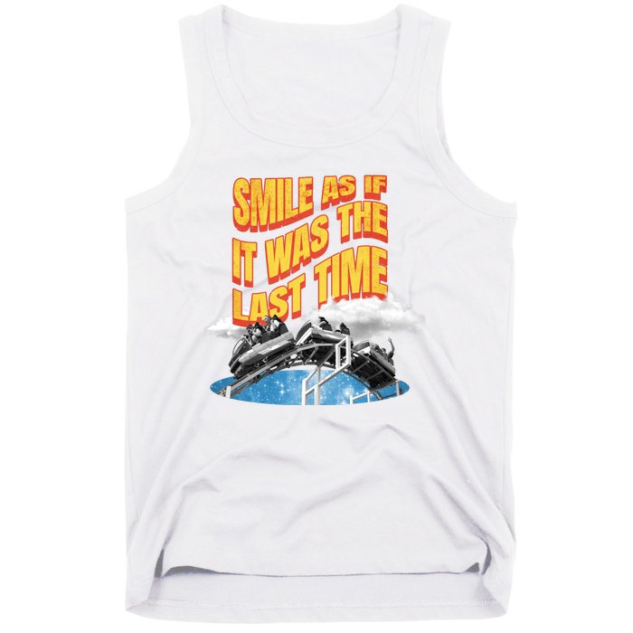 Roller Coaster Wagons In The Sky Tank Top