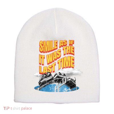 Roller Coaster Wagons In The Sky Short Acrylic Beanie