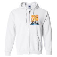 Roller Coaster Wagons In The Sky Full Zip Hoodie