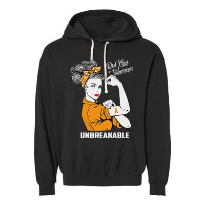Rsd Crps Warrior Unbreakable Rsd Crps Awareness Gift Garment-Dyed Fleece Hoodie