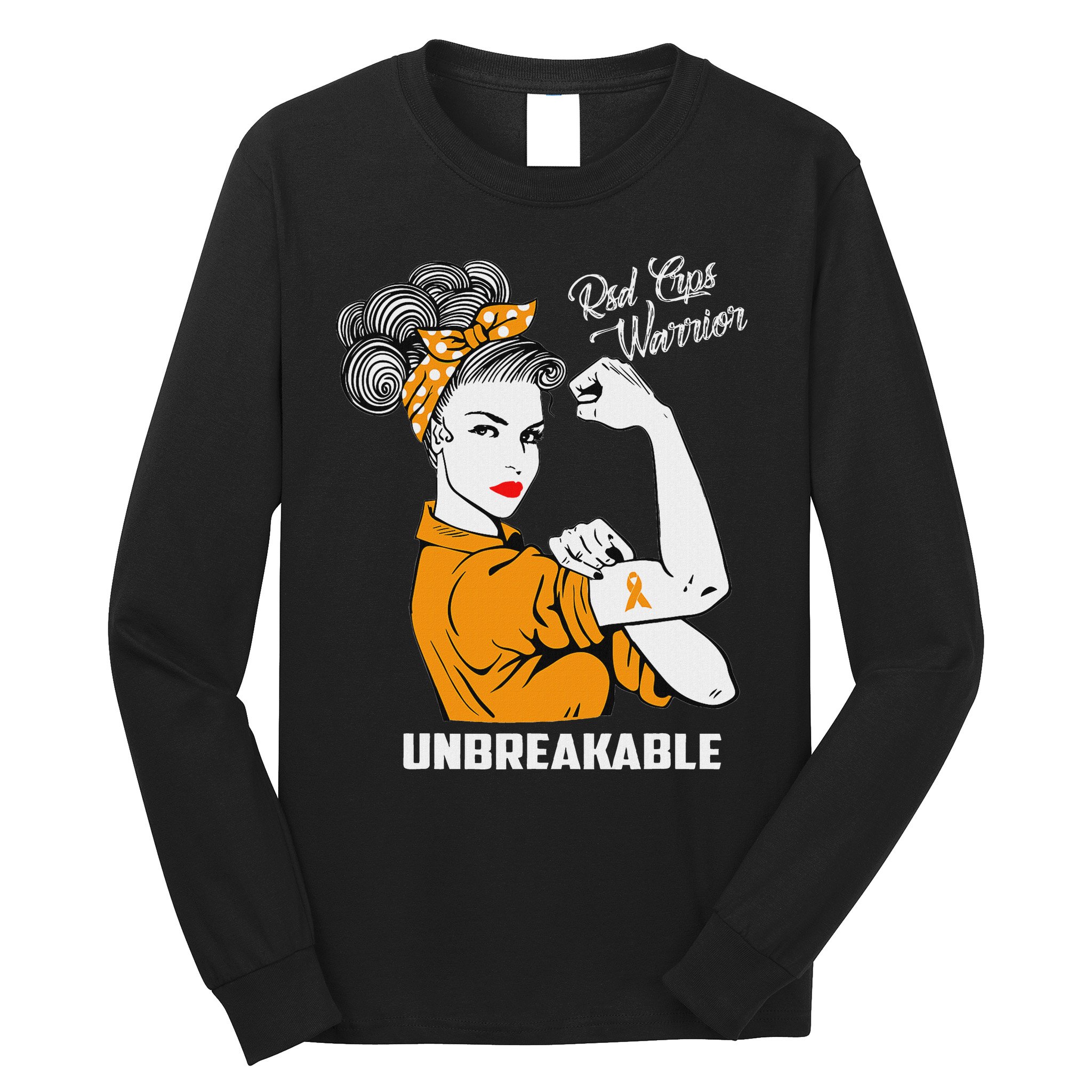 Rsd Crps Warrior Unbreakable Rsd Crps Awareness Gift Long Sleeve Shirt