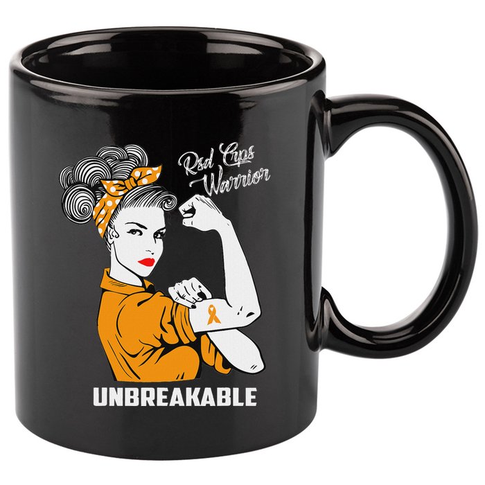 Rsd Crps Warrior Unbreakable Rsd Crps Awareness Gift 11oz C Handle Ceramic Mug