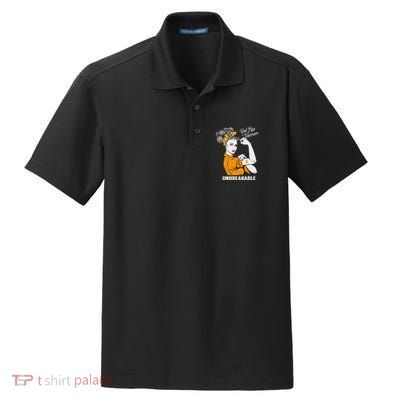 Rsd Crps Warrior Unbreakable Rsd Crps Awareness Gift Dry Zone Grid Polo