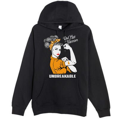 Rsd Crps Warrior Unbreakable Rsd Crps Awareness Gift Premium Pullover Hoodie