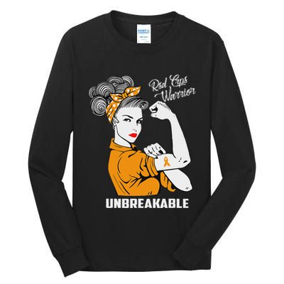 Rsd Crps Warrior Unbreakable Rsd Crps Awareness Gift Tall Long Sleeve T-Shirt