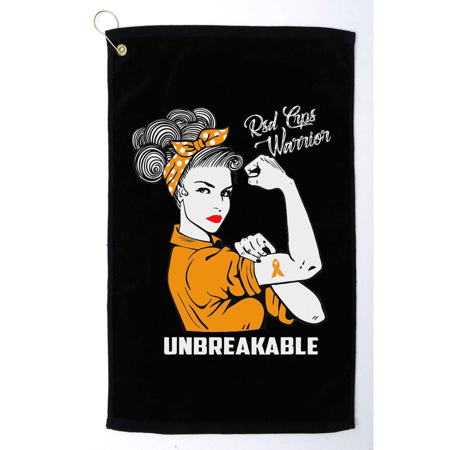 Rsd Crps Warrior Unbreakable Rsd Crps Awareness Gift Golf Towel
