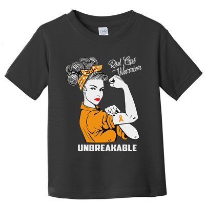 Rsd Crps Warrior Unbreakable Rsd Crps Awareness Gift Toddler T-Shirt