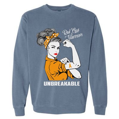 Rsd Crps Warrior Unbreakable Rsd Crps Awareness Gift Garment-Dyed Sweatshirt