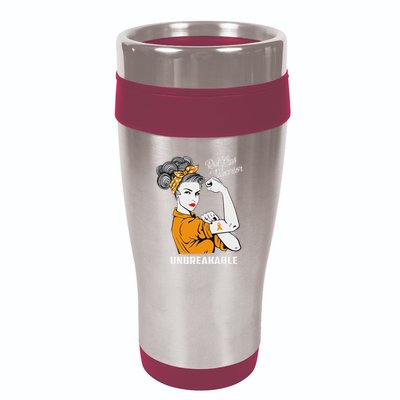 Rsd Crps Warrior Unbreakable Rsd Crps Awareness Gift 16oz Travel Tumbler