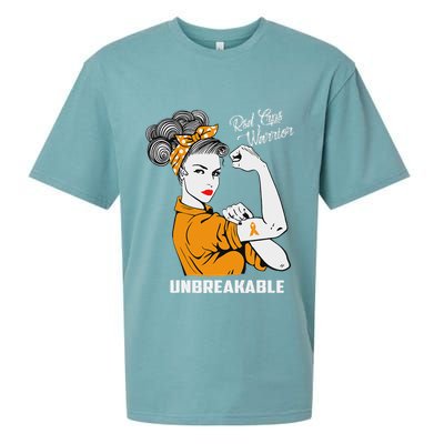 Rsd Crps Warrior Unbreakable Rsd Crps Awareness Gift Sueded Cloud Jersey T-Shirt
