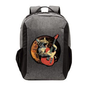 Rockstar Cat With Electric Guitar Musical Cat Love Great Gift Vector Backpack