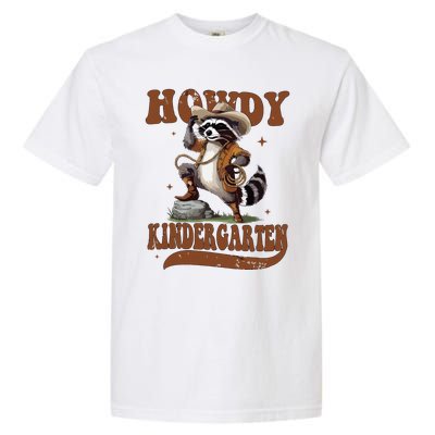 Raccoon Cowboy Western Back To School Garment-Dyed Heavyweight T-Shirt