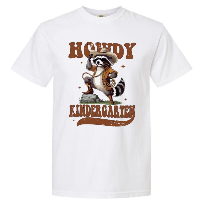 Raccoon Cowboy Western Back To School Garment-Dyed Heavyweight T-Shirt