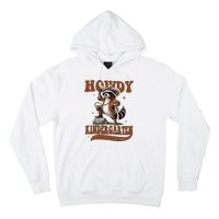 Raccoon Cowboy Western Back To School Hoodie