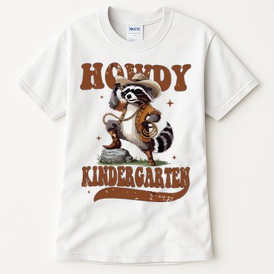 Raccoon Cowboy Western Back To School Tall T-Shirt