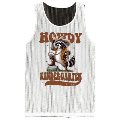 Raccoon Cowboy Western Back To School Mesh Reversible Basketball Jersey Tank