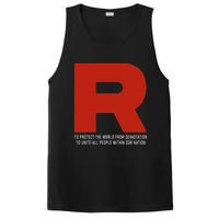 R Costume With Motto Go Poke Video Game Monster PosiCharge Competitor Tank