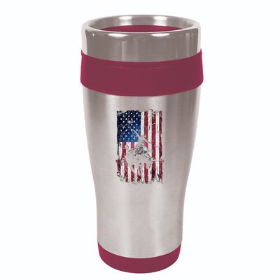 Rodeo Cowboy Western Usa Flag Cowboys 16oz Travel Tumbler
