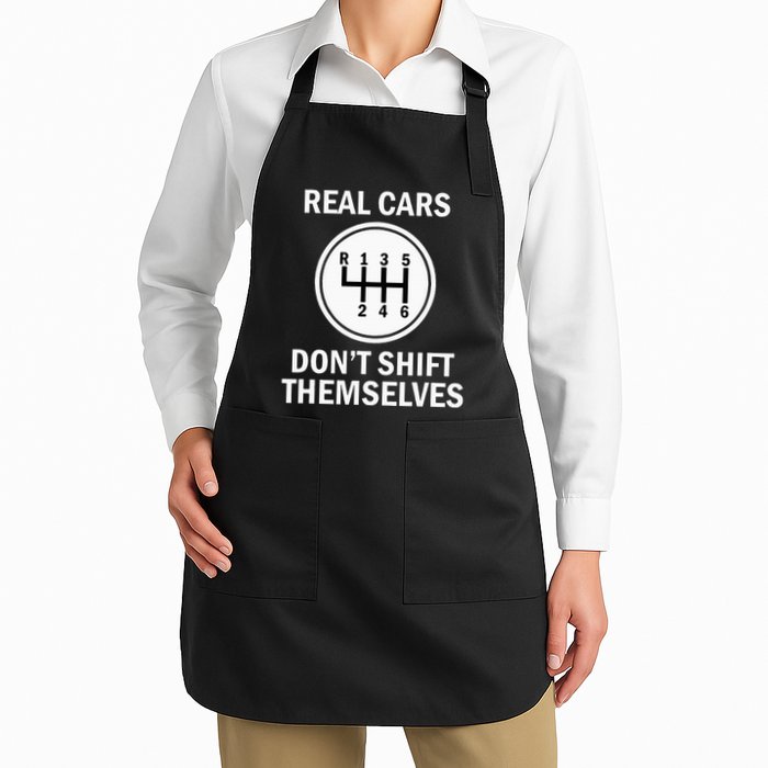 Real Cars With 6 Gears That Do Not Move Themselves Full-Length Apron With Pockets