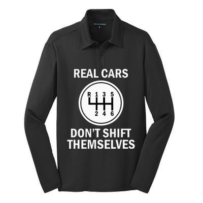 Real Cars With 6 Gears That Do Not Move Themselves Silk Touch Performance Long Sleeve Polo