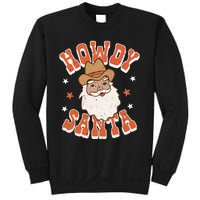 Retro Cute Western Christmas Howdy Santa Cowboy Funny Xmas Sweatshirt