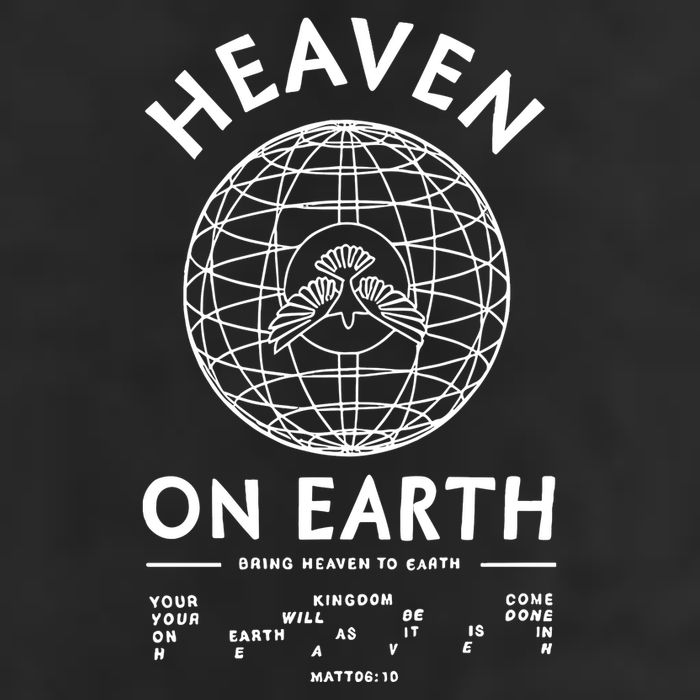 Ryan Clark Wearing Heaven On Earth 7 Panel Mesh Trucker Snapback Hat
