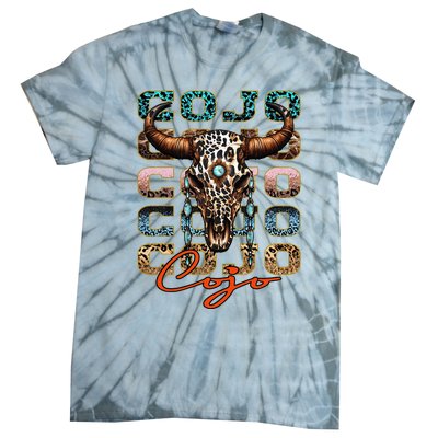 Rodeo C.O.J.O Western Deserts Bullskull Cowhide Tie-Dye T-Shirt