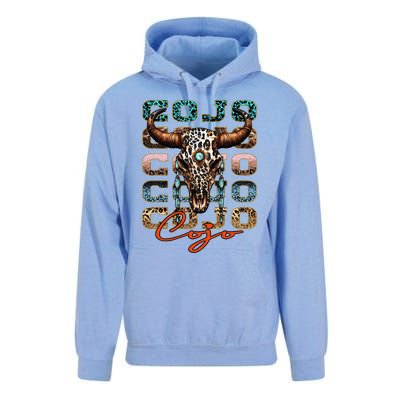 Rodeo C.O.J.O Western Deserts Bullskull Cowhide Unisex Surf Hoodie