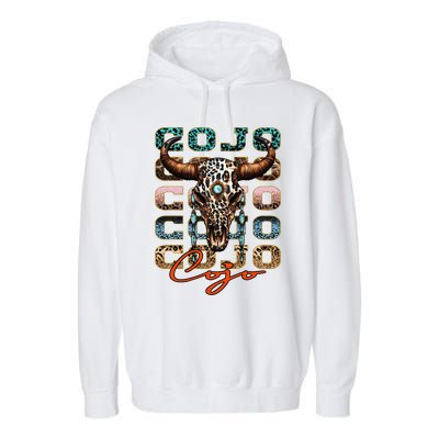 Rodeo C.O.J.O Western Deserts Bullskull Cowhide Garment-Dyed Fleece Hoodie