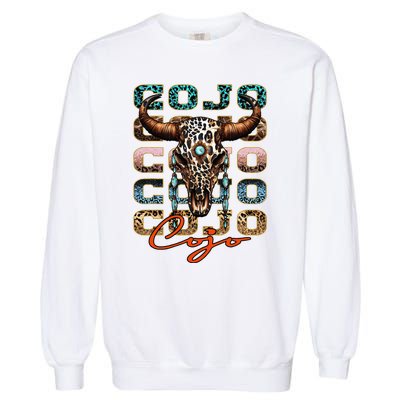 Rodeo C.O.J.O Western Deserts Bullskull Cowhide Garment-Dyed Sweatshirt