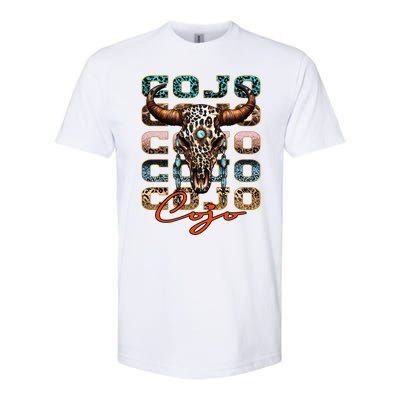 Rodeo C.O.J.O Western Deserts Bullskull Cowhide Softstyle CVC T-Shirt