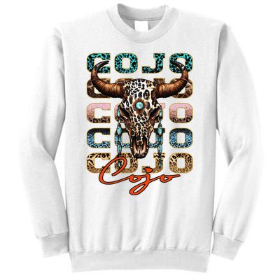 Rodeo C.O.J.O Western Deserts Bullskull Cowhide Sweatshirt