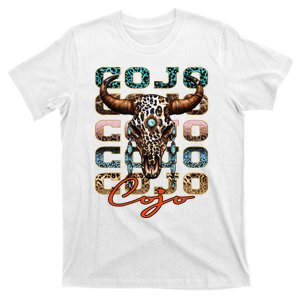 Rodeo C.O.J.O Western Deserts Bullskull Cowhide T-Shirt