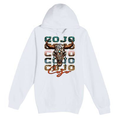 Rodeo C.O.J.O Western Deserts Bullskull Cowhide Premium Pullover Hoodie