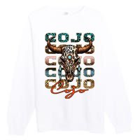 Rodeo C.O.J.O Western Deserts Bullskull Cowhide Premium Crewneck Sweatshirt