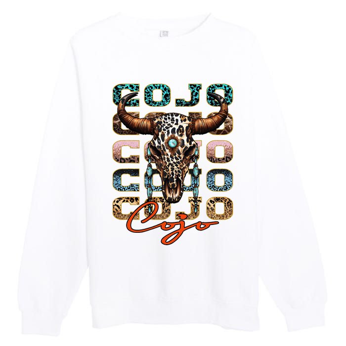 Rodeo C.O.J.O Western Deserts Bullskull Cowhide Premium Crewneck Sweatshirt