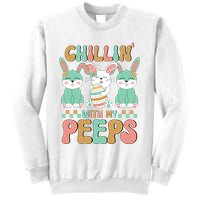 Retro Chillin With My Peeps Cute Candy Sweatshirt