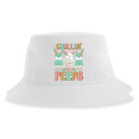 Retro Chillin With My Peeps Cute Candy Sustainable Bucket Hat