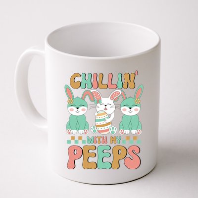 Retro Chillin With My Peeps Cute Candy Mug